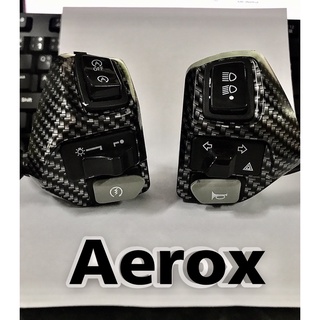 สวิทซ์แฮนด์Aerox สีเคฟล่า ดูเท่ สีสวย ราคาต่อ1คู่ พร้อมจัดส่งไปเลยสิค่ะ บริการเก็บปลายทาง สนใจติดต่อสอบถามทางได้เลยค่ะ