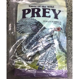 Taste of the wild PREY แมว สูตรเนื้อไก่งวง เหมาะสำหรับแมวทุกสายพันธุ์ (น้ำหนัก 6.81 กิโลกรัม)Exp.1/2024