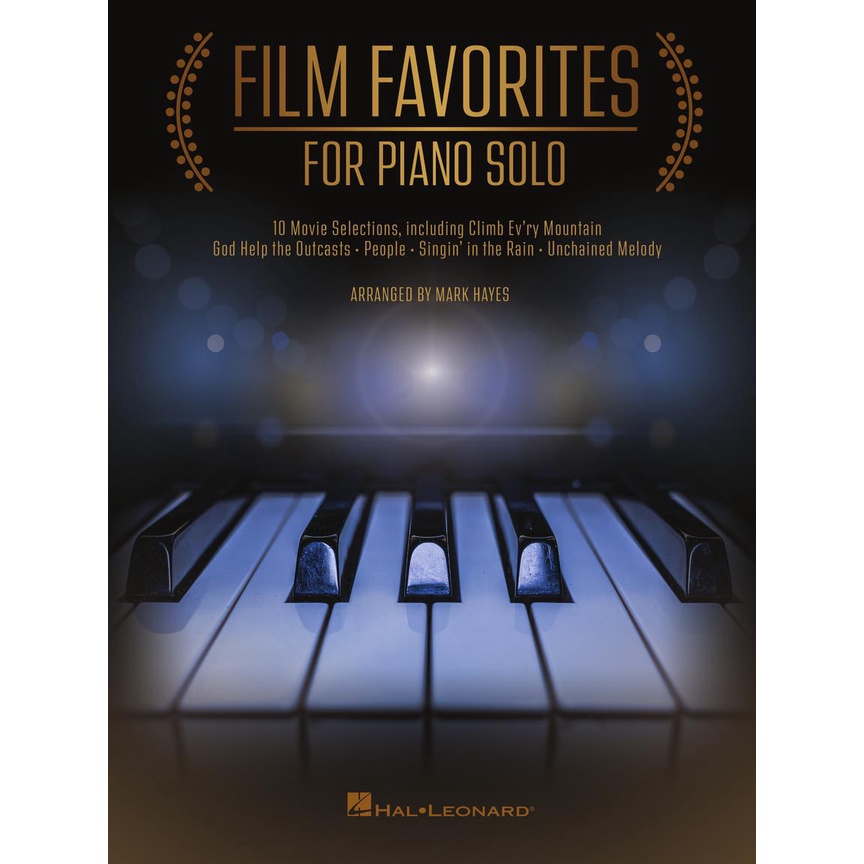 FILM FAVORITES FOR PIANO SOLO 10 Movie Selections (HL00334490)(pop)
