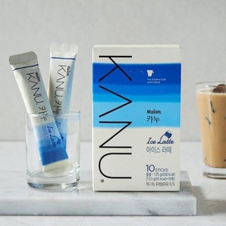 พร้อมส่ง 카누 아이스라떼 กาแฟลาเต้เย็นสำเร็จรูป Maxim Ice latte 135g