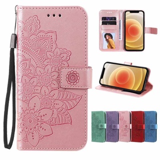 Flip Case Xiaomi Redmi K40 K30S 9C 9A 9T 9i 9 8A 8 Power Ultra Pro Cases Leather Mandala Embossing Wallet Card Holder Cover