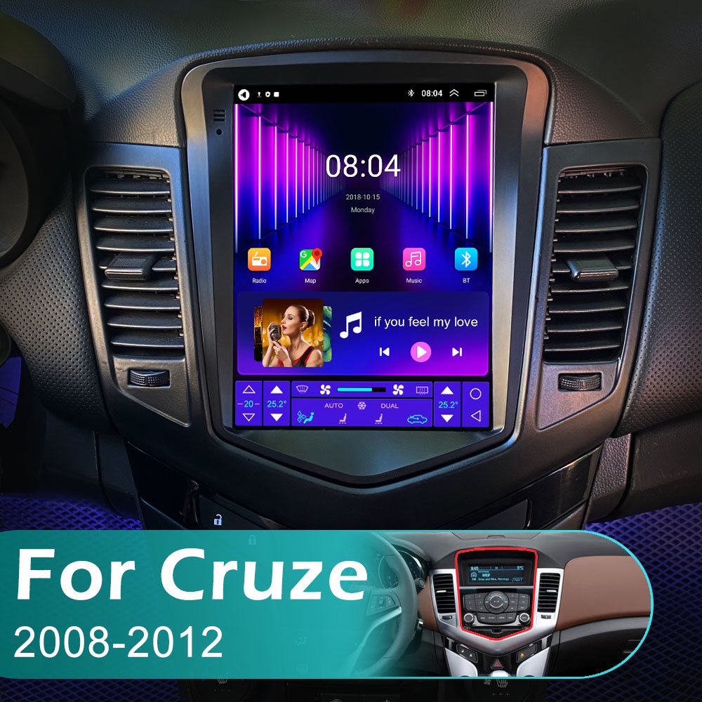 Car Android 10 Player For Chevrolet Cruze J300 2008 - 2012 2din Radio ...