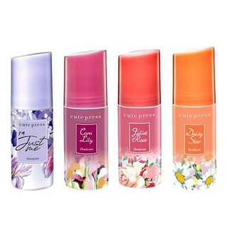 โรลออน ลูกกลิ้ง ระงับกลิ่นกาย Cute Press Deodorant 4 กลิ่น Juliet Rose,Daisy Star,Just Me, Sweet Musk  60ml.