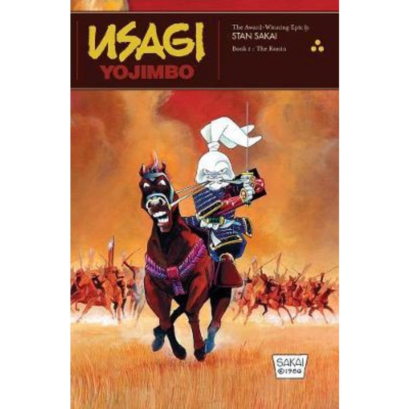Usagi Yojimbo: หนังสือ 1 โดย Stan Sakai (ฉบับสหรัฐอเมริกาปกอ่อน)