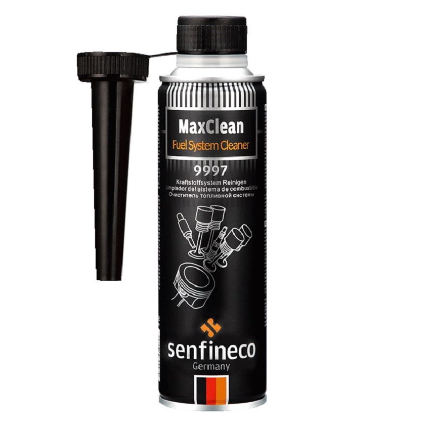 [มีประสิทธิภาพและมีประสิทธิภาพเป็นพิเศษ] Senfineco 9997–300ML Max Cleaner น้ํายาทําความสะอาดระบบเชื้