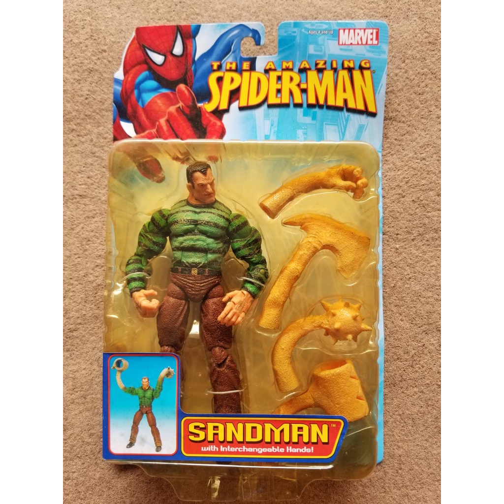 [SUPER RARE+] MARVEL LEGENDS TOY BIZ : 2006 THE AMIZING SPIDER-MAN SERIES : SANDMAN ของใหม่ ของแท้ 1