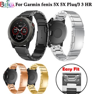 สายนาฬิกาข้อมือGarmin Fenix 5x5 X Plus / Garmin Fenix 3 3 Hr นาฬิกาข้อมือแฟชั่น