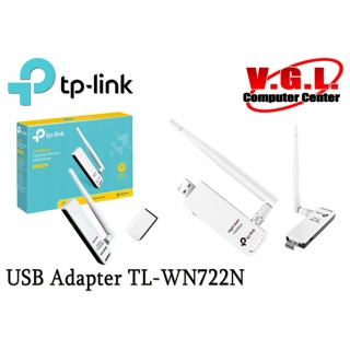 ตัวรับสัณญาณ TL-WN722N Wifi USB WIRELESS 150Mbps Wireless N USB Adapter ของแท้ มีเสา