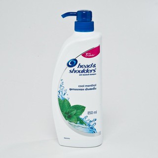 ✨ขายดี✨ เฮดแอนด์โชว์เดอร์ คูลเมนทอล แชมพู ขนาด 850 มล. Head &amp; Shoulders Shampoo Cool Menthol 850 ml