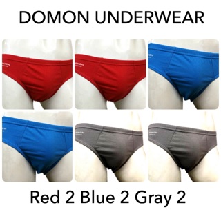 กางเกงในชาย DOMON UNDERWEAR 3 สี 1 เซต 6 ตัว