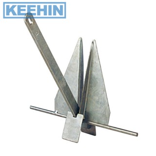 สมอเรือแดนฟอร์ด แมงดา 8.0 กก. , เหล็กกล้าคาร์บอนชุบสังกะสี Danforth Type  Anchor 8.0 kg , Carbon Steel Hot Dip Galvanize