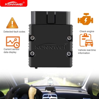 Konnwei ELM327 V1.5 OBD2 เครื่องสแกนเนอร์อ่านโค้ด บลูทูธอัตโนมัติ KW902 PIC18f25k80 MINI ELM 327 OBD 2 KW902 OBD OBD