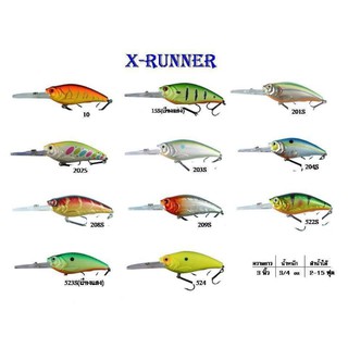 เหยื่อปลอม ตกปลาเก๋า ตีชะโด YAMOTO X-runner