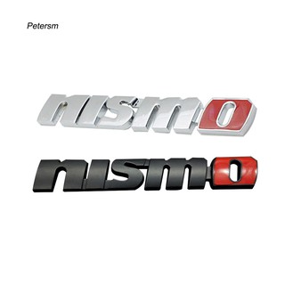 PTSM_3D Auto Metal Badge Emblem Simple Logo Sticker Decal for Nismo Car Decoration