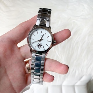 นาฬิกาTory burch silver watch 32 mm