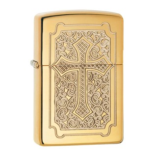 Zippo ไฟแช็กรุ่น 29436 Eccentric Cross Armor HPB ของแท้ รับประกันตลอดชีวิต นำเข้าและจำหน่ายโดยตัวแทนจำหน่าย