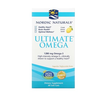 Nordic Naturals, Ultimate Omega Lemon 640 mg 60 Softgels