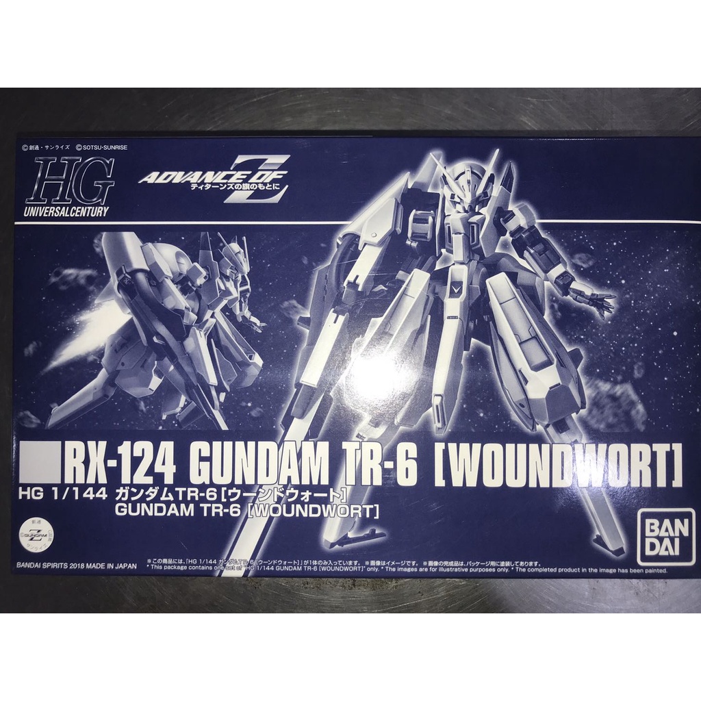 BANDAI Gundam 59023 HGUC 1/144 RX-124 Gundam TR-6 WOUNDWORT รุ่นประกอบ ของเล่นโมเดล