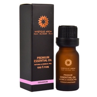 Mystique Arom Essential Oil Geranium น้ำมันหอมระเหยเจอเรเนียม (10ml)