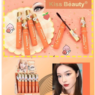 56675-03 Kiss​ Beauty ​มาสคาร่าลูกพีช​ งอนเด้งกันน้ำ ขนาด 10 ml.