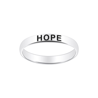 SILVER THAI Hope ring silver สลักคำว่า hope เงินแท้ 925