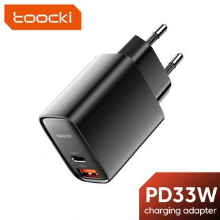 อะแดปเตอร์ชาร์จเร็ว 33W QC 4.0 PD 3.0 USB Type C พอร์ตคู่