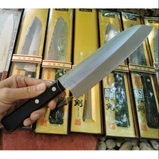 💥มีดญี่ปุ่น มีดนำเข้า Santoku Knife มือหนึ่ง เหล็กสอดไส้กลางแบบ sanmaiuchi