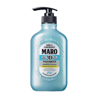 Maro 3DVolume Up Shampoo COOL400 ml แชมพูสูตรเย็น มาโร่ ทรีดี วอลลุ่มอัพแชมพูคูล บำรุงเส้นผม ยกโคนผม สูตรเย็น จากญี่ปุ่น