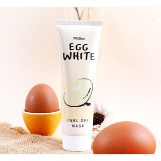 มิสทิน ครีมลอกหน้า สูตรผสมไข่ขาว 85 กรัม MISTINE EGG WHITE PEEL OFF MASK 85 G. (ครีมทาหน้า,ครีมมาร์ค)