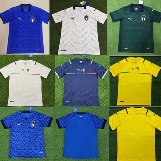 เสื้อกีฬาแขนสั้น ลายทีมชาติฟุตบอล Italy 2020 2021 2022 คุณภาพสูง