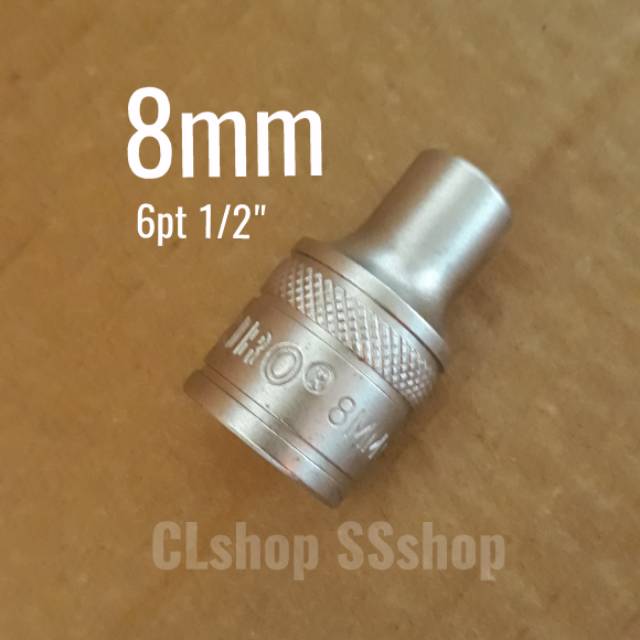 MATA TEKIRO 8mm SOCKET BIT, 6pt 8 mm ประแจหัวโช๊ค