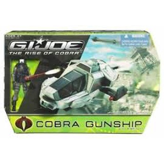 [RARE+] HASBRO : G.I. Joe MOVIE 2009 : COBRA GUNSHIP WHITH FIREFLY เครื่องบินรบสุดเจ๋งของหน่วยคอบร้า ของใหม่ ของแท้ 100%