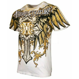 Xtreme Couture By Affliction เสื้อยืด ลาย SIREN Tattoo Biker MMA S-5XL สําหรับผู้ชาย