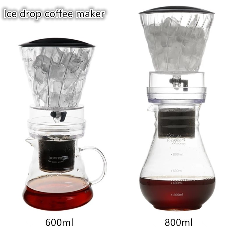 น้ำแข็งหม้อกาแฟหยดชงเย็นเครื่องชงกาแฟน้ำแข็งชงหม้อหยดเชิงพาณิชย์สารสกัดเย็นชาน้ำแข็งวางกาน้ำชา