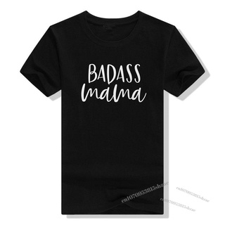 เสื้อยืดแขนสั้นลําลอง พิมพ์ลายตัวอักษร Bad Mama เหมาะกับของขวัญวันแม่ แฟชั่นสําหรับสตรีS-5XL