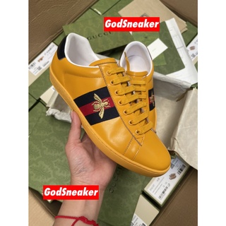 [ พร้อมส่ง ] Gu*ci Ace Bee Yellow  Size 41 - 45 [ ORI ]