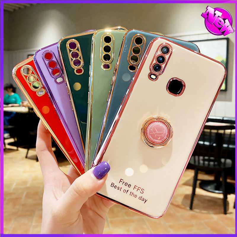 เคส Vivo Y12S Y12A Y30i Y31 Y72 เคส Y20S Y12S Y20 Y20Sg Y19 เคส vivo Y17 Y15 Y12 Y12i เคส Y95 Y93 Y91เคส Y91C เคส Y85 X50Pro Y50 Y30 Y31S เคสโทรศัพท์มือถือป้องกันเลนส์กล้องสําหรับ ที่เรียบง่ายและมีสไตล์พร้อมขาตั้ง