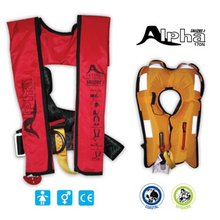 เสื้อชูชีพแบบพองลม รุ่น อัลฟ่า 170 นิวตัน Alpha Inflatable Lifejacket 170N, ISO 12402-3