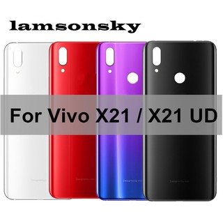 ฝาหลัง Vivo X21 / X21A เคสโทรศัพท์มือถือพิมพ์ลายโลโก้สําหรับ VIVO X21 UD