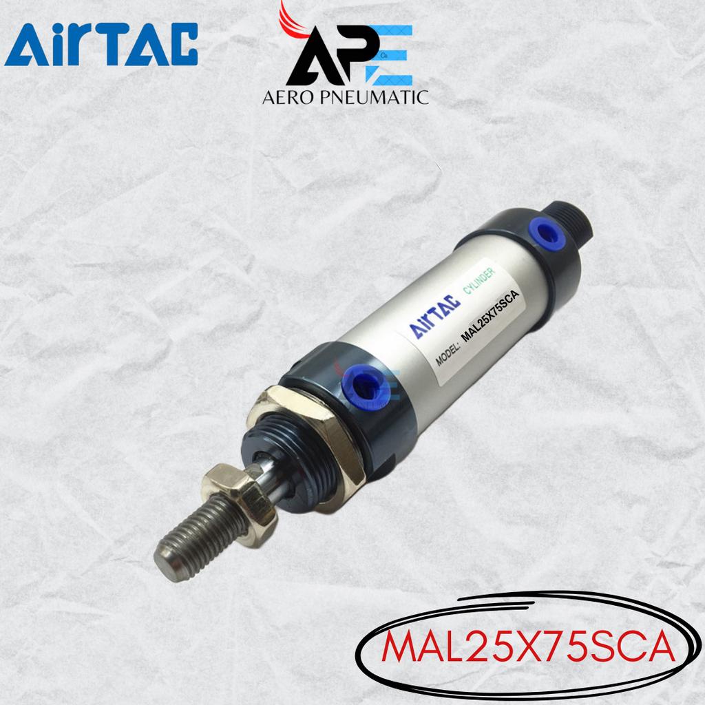 MAL25X75 MINI CYLINDER AIRTAC MAL 25X75 SCA / CA / SU / U