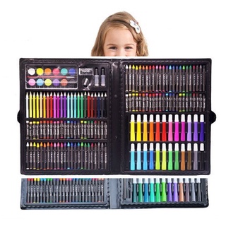168 Pcs Kids Super Mega Art Coloring Set, Crayons Oil Pastels Color Pencils For Drawing & Painting