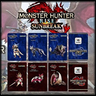 🔥ส่งไวส่งทุกวัน🔥 Amiibo card amiibo Monster hunter rise / SunBreak