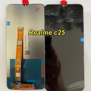 จอชุดพร้อมทัสกรีน realme c25  งานแท้ ของแถม ฟิล์ม+ชุดไขควง+กาว