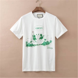 ถูกสุดๆพร้อมส่ง Gu-C-C-I เสื้อยืดผ้าฝ้ายแขนสั้นพิมพ์ลายสไตล์คลาสสิกแฟชั่นฤดูร้อน S-Xxlรหัสเต็ม