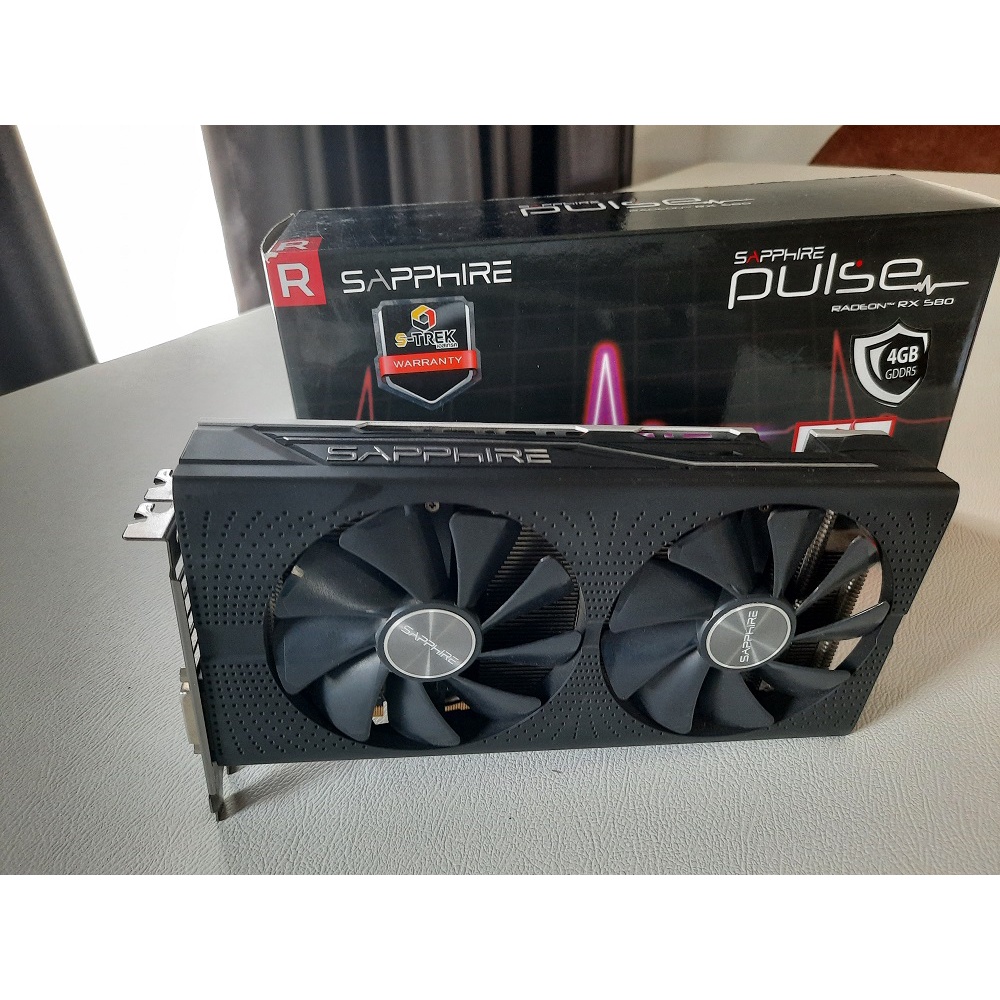 sapphire radeon rx 580 pulse 4gb ddr5 ม อสอง shopee thailand