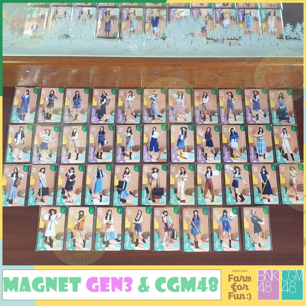 MAGNET Farm For Fun CGM48 & BNK48 Gen3 มีของพร้อมส่ง ออม ไข่หวาน แองเจิ้ล เอิร์น เฟม ฮูฟ ปาเอญ่า แพน