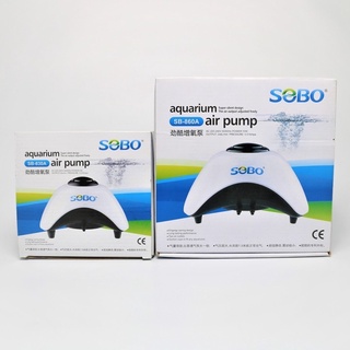 ส่งไว! Aquarium air pump ปั๊มลมออกซิเจน SOBO SB-830A SB-860A New Design! ราคาพิเศษ รับประกัน ของแท้ คุณภาพ