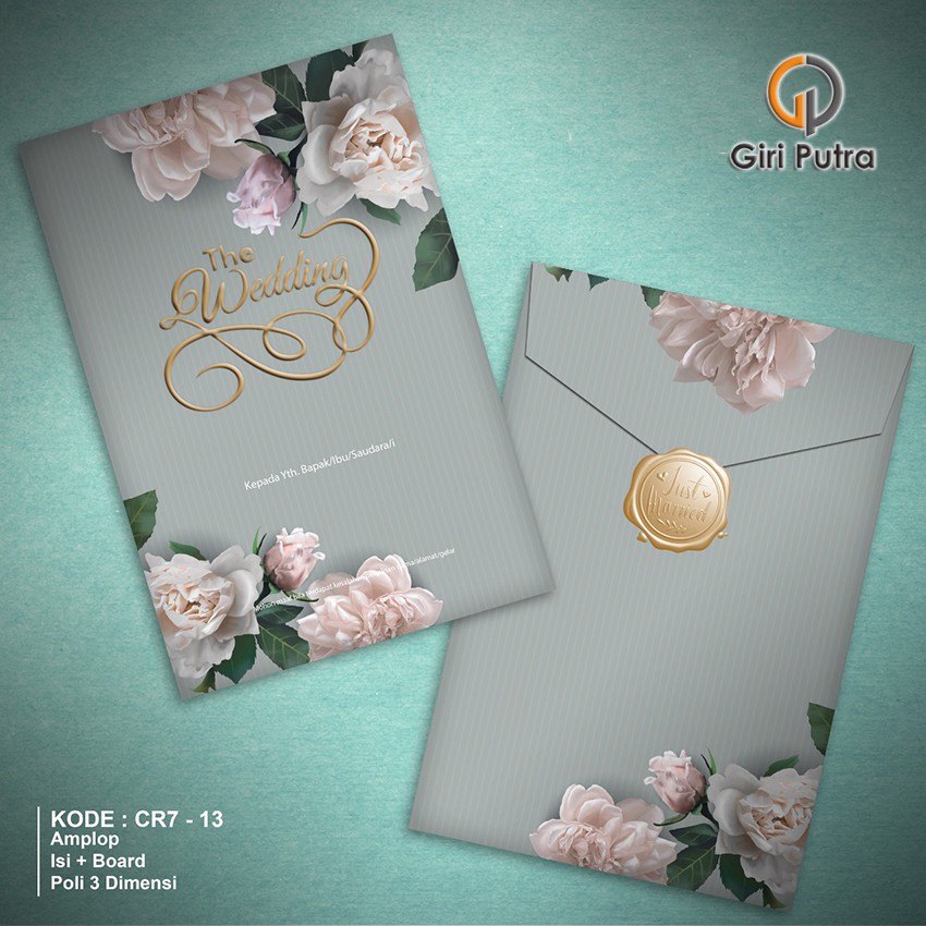 คําเชิญงานแต่ง / คําเชิญปกแข็ง / ไม่ CR7 - 13