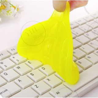 YHL Slime Cleaner เจลทำความสะอาดคีย์บอร์ด เจลเอนกประสงค์ Super Cleaner Gel Keyboard Car Remote Cleaner (สีเหลือง)