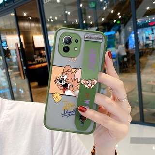 เคสโทรศัพท์มือถือใส ขอบนิ่ม กันกระแทก ลายการ์ตูน Naughty Cheese Jerry สําหรับ Xiaomi Mi 11 11T Pro 11 Lite 5G GE 12 Pro 12X